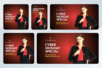 design a professional google ads banner for your website