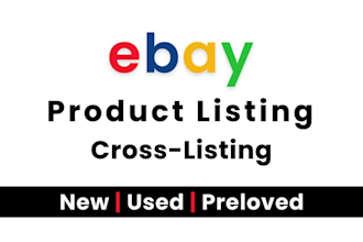 do ebay listing, ebay product listing, ebay SEO listing, ebay lister