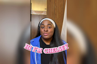 create a millennial female ugc spokesperson video