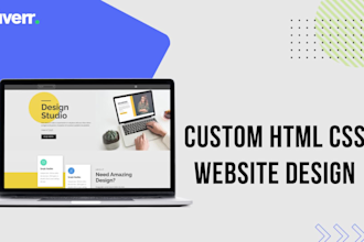 design static websites in html, css, bootstrap
