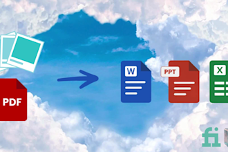 convert PDF, scanned images to editable documents using ocr