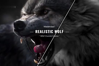 do realistic 3d animal animation, cgi animal model and rig, fur, hair, grom, vfx