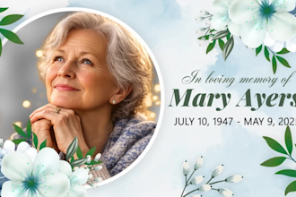 create memorial video and funeral slideshows in a day
