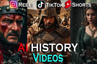create trending youtube shorts, tiktok videos and instagram reels for you