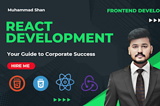 be your professional react spa expert frontend web developer