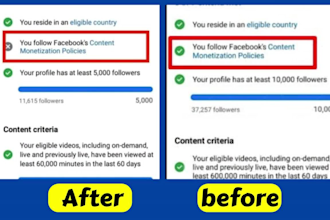 do facebook page monetization policy issues remove in 5 day