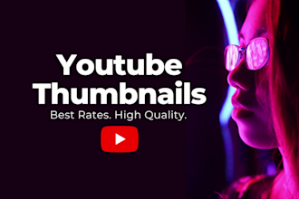 design attractive viral youtube thumbnail