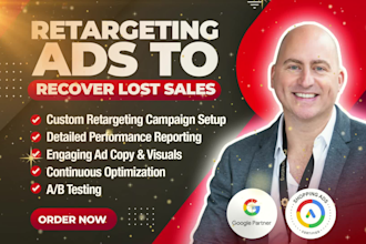 setup and optimise retargeting ads to maximise sales