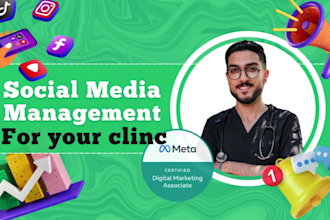 manage all social media accounts for your clinic