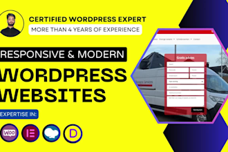 build your responsive homepage, lead capture, sales, and wordpress landing page