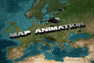 create vox style map animations using geolayers 3 in after effects