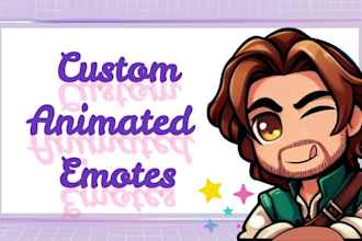 create custom animated emotes for twitch, kick or discord