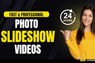 create photo slideshow videos with custom music and effects