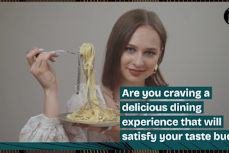 create restaurant food promo video or promotional video ads