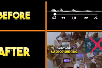 convert your audio to video with captions, photos, emojis, and gifs