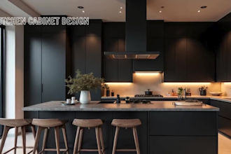 design of kitchen cabinets, wardrobe cabinets, etc