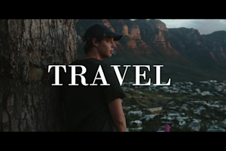 professionally edit your travel videos, vlog