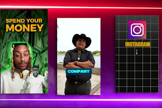 edit instagram reels, youtube videos and tik tok videos