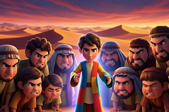 do ai bible storytelling, 3d bible story, bible stories, ai story video