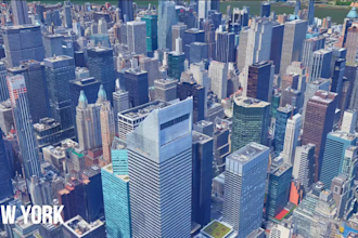 create google earth 3d flyover and zoom in videos