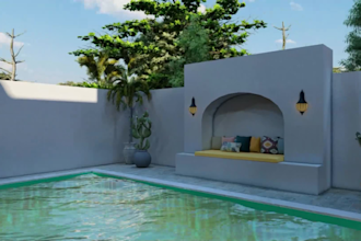 design outstanding backyard, front yard, patio, pool