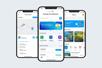 develop android and ios mobile app using react native expo