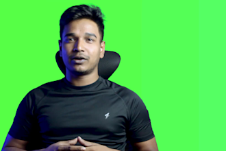 remove the background perfectly, green screen, rotoscoping