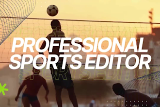 do pro sports highlights, mixtape editing basketball, soccer, MMA and more