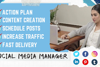 be your social media manager and content designer