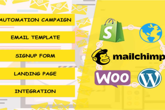 completely setup mailchimp automation email campaign