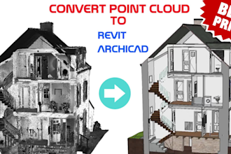 convert point cloud data into a 3d revit model