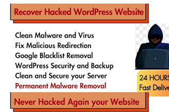 remove malware and virus from wordpress or any website