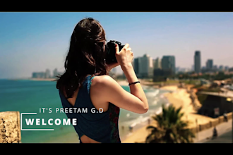 edit travel vlog, drone shoot, gopro video professionally