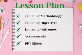 design perfect lesson plans with stunning illustrations on ppt slides
