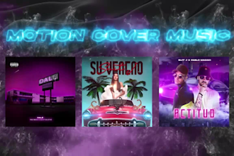 do a professional motion cover for your song