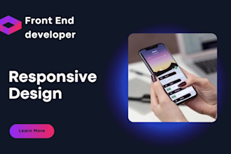 convert your website design into webflow responsive website, psd to html