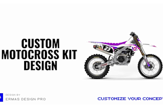 create express custom graphics kits dirt bike decal wrap motocross