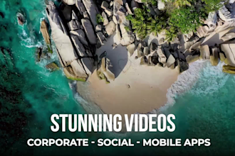 create marketing video promo or commercial ad for your business and apps