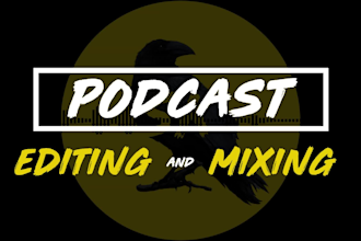 professionally edit and mix audio for your podcast