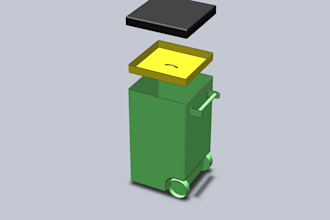 do 3d cad design and mechanical product design in solidworks