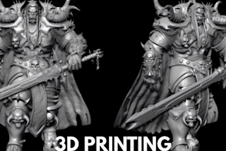 sculpt custom dnd tabletop miniature and 3d printable stl character