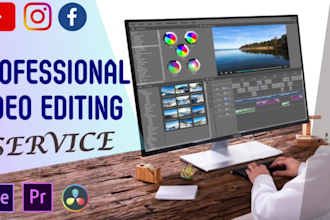 edit youtube and instagram videos professionally