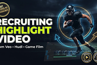 create a college recruiting sports highlight video for athletes coaches scouts