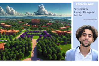 design your 2d 3d eco lodge, landscape camping, eco village