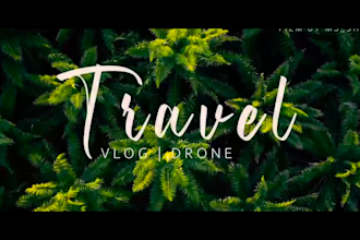 do cinematic travel, vlog, gopro, and drone video editing