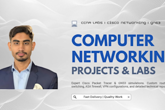 do cisco, packet tracer, gns3 computer networking assignment