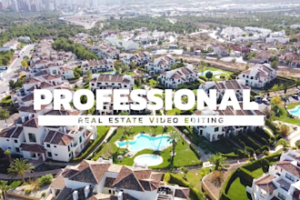 edit a professional real estate video
