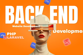 develop PHP laravel backend with rest API