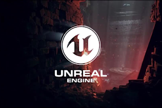 design 3d game environment open world levels in  unity or unreal engine