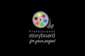 draw illustrate story board for your project